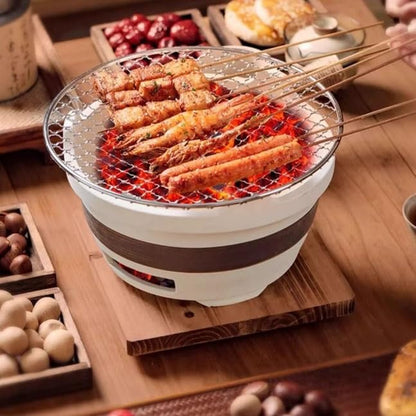 🔥 Portable Charcoal BBQ Grill – Perfect for Outdoor Cooking & Fun! 🍔🌞