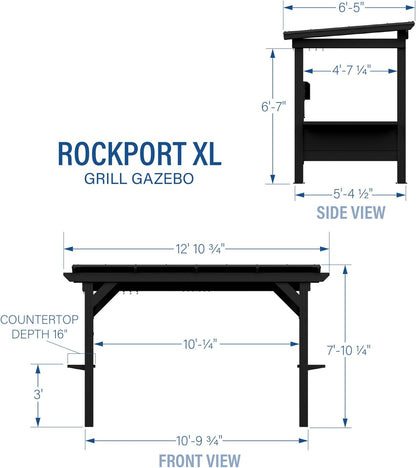 🍖 All-Season Outdoor BBQ Pavilion – Cook & Entertain in Style! 🌞🏡
