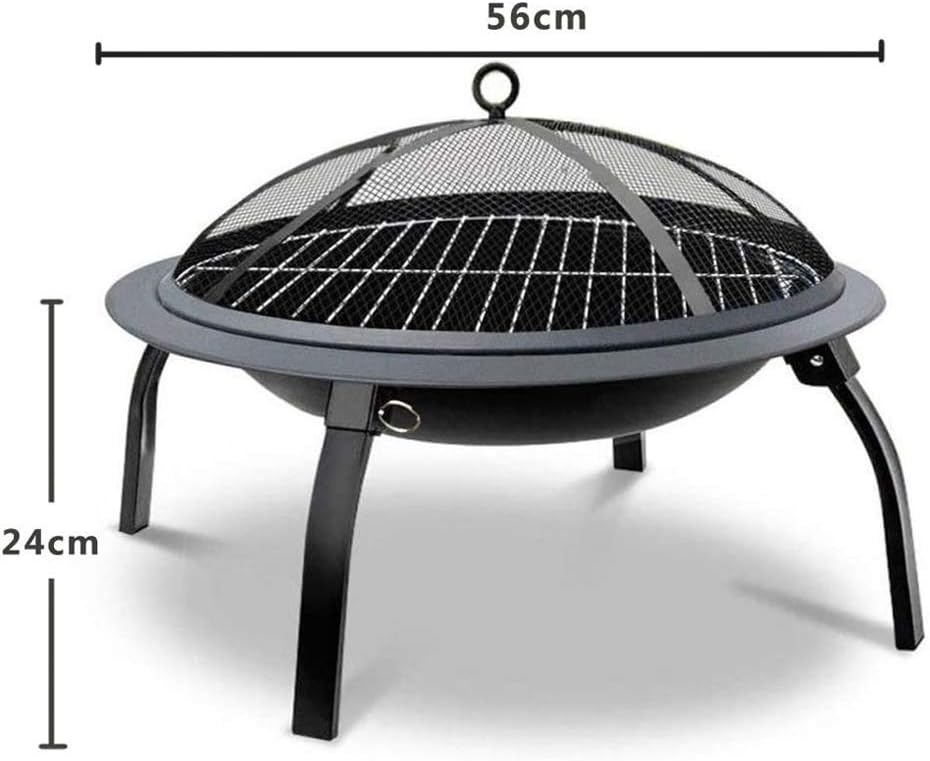 🍖 Lightweight Charcoal Grill – Easy Setup for BBQ Anywhere! 🌲💛