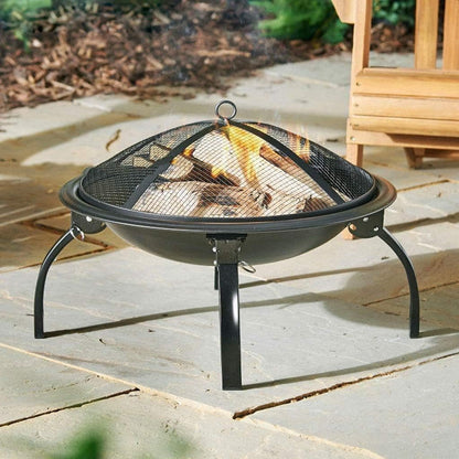 🍖 Lightweight Charcoal Grill – Easy Setup for BBQ Anywhere! 🌲💛