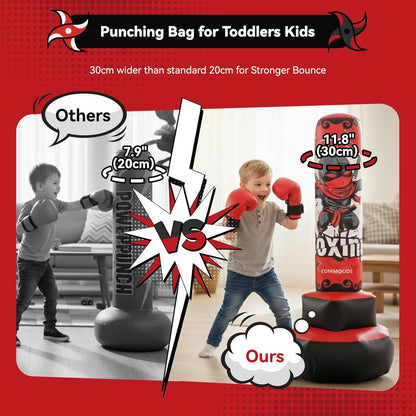 👊 Punching Inflatable Figure – Fun Fitness for Kids at Home! 🏡✨