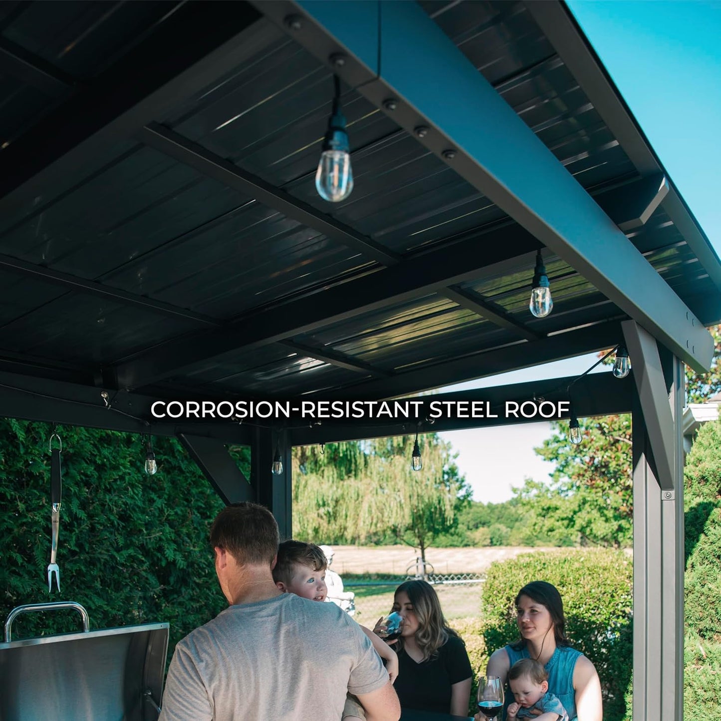 🍖 All-Season Outdoor BBQ Pavilion – Cook & Entertain in Style! 🌞🏡