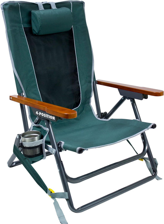 🏕️ Reclining Camping Lounge Chair – Relax Anywhere in Comfort! 🌄