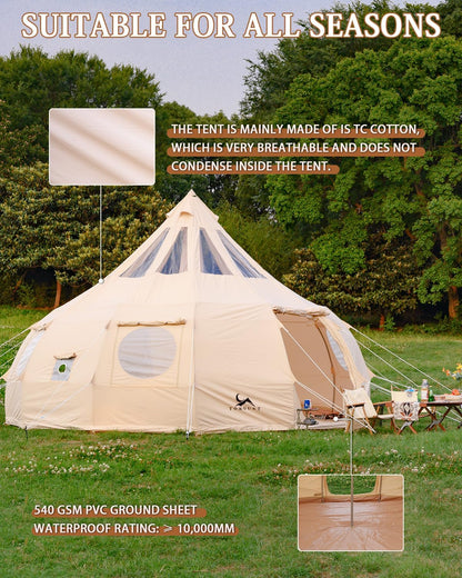 ☀️ Spacious Glamping Tent – Relax, Stargaze & Connect with Nature! 🌌🏕️