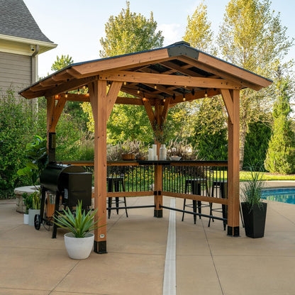 🍖 All-Season Outdoor BBQ Pavilion – Entertain in Style! 🌞🏡