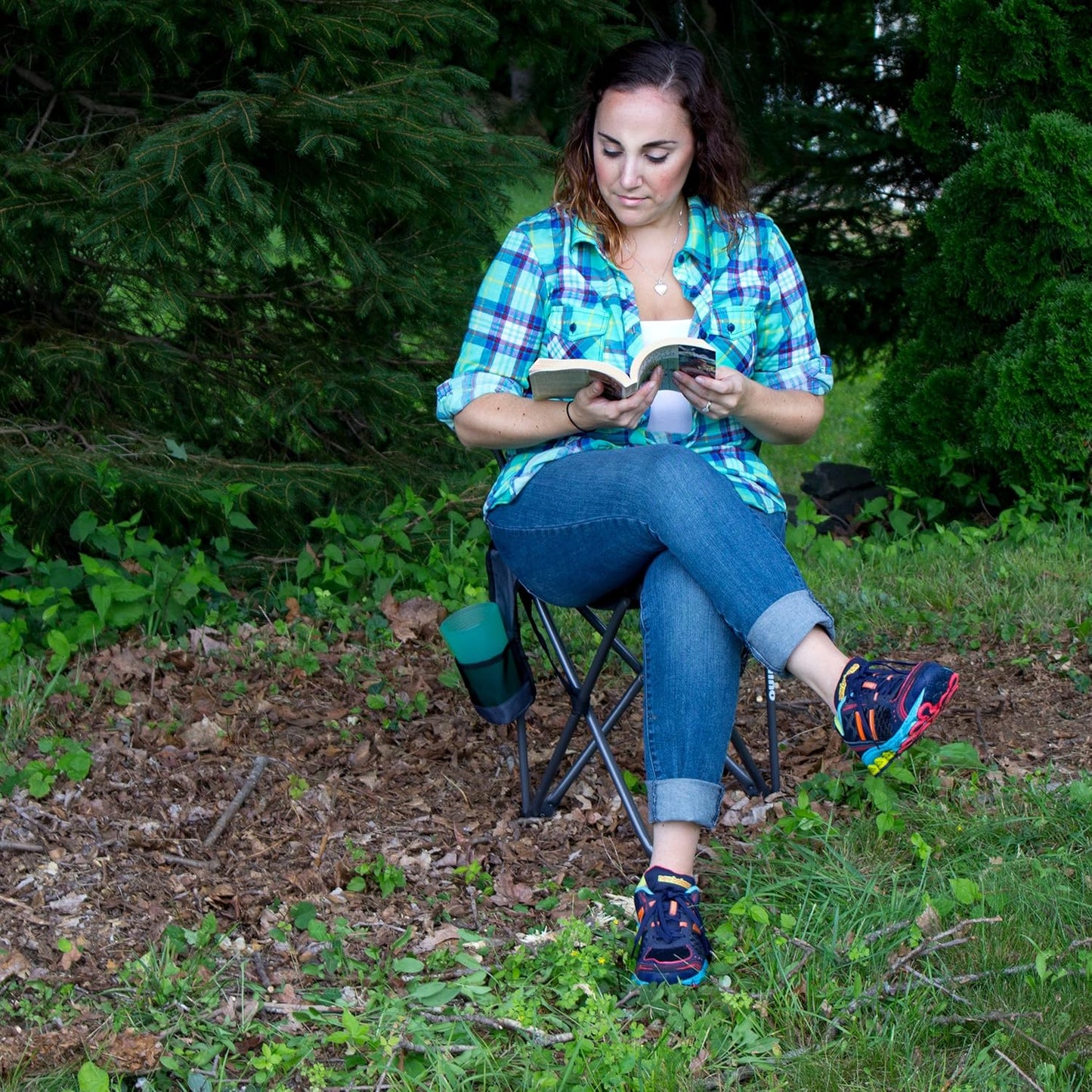 🏖️ Easy Carry Folding Chair – Your Outdoor Comfort Companion! 🎒💚